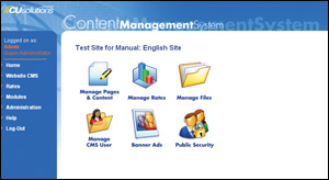 CU Solutions Group Content Management System screen shot